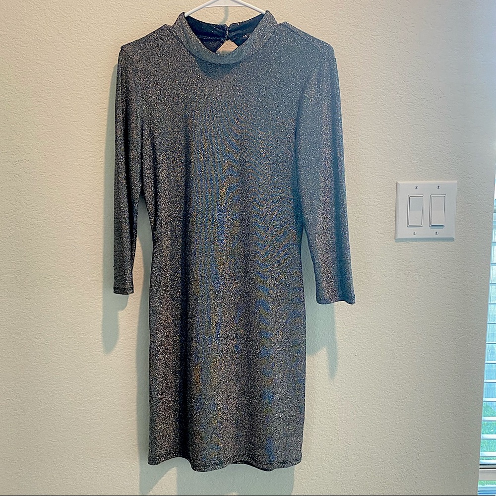 As U Wish Shimmer Midi Dress